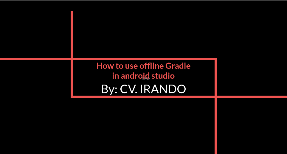 How to use offline Gradle in android studio